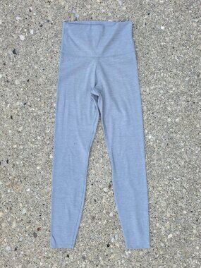 Nike Yoga Dri-FIT Luxe Infinalon High Rise 7/8 Leggings XS Gray